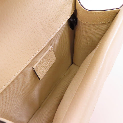 GUCCI GG SHW Dionysus Mini Shoulder Bag Calfskin Leather 421970 White