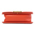 CHANEL Herringbone CC GHW Boy Chanel Chain Shoulder Bag Lambskin Leather Red
