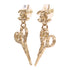 CHANEL CC Earrings Metal Gold v3