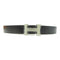HERMES PHW Belt Togo Leather Gold/Black