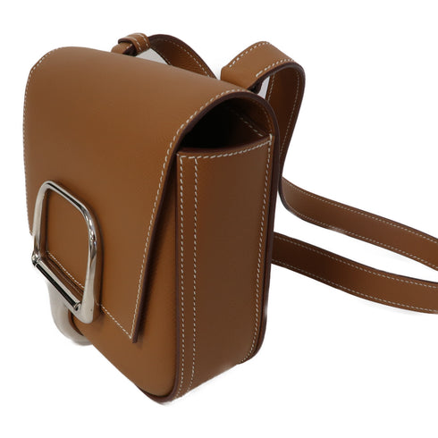 HERMES PHW Della Cavalleria Bag Mini Shoulder Veau Epsom Stamp Z Gold Brown