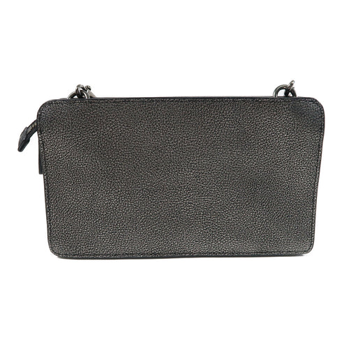 COACH Shoulder Bag Calfskin Leather