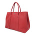 HERMES PHW Garden Party PM Hand Bag/Tote Bag Clemence Leather Rouge Casaque
