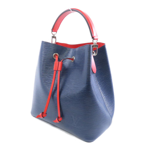 LOUIS VUITTON LV SHW NeoNoe MM 2way Shoulder Bag M54367 Epi Blue Red