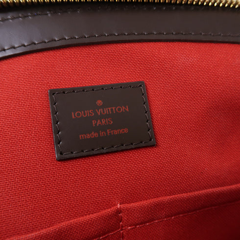 LOUIS VUITTON LV GHW Verona MM Shoulder Bag N41118 Damier Ebene Brown v1