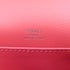 HERMES PHW Mini Roulis Shoulder Bag Evercolor Leather Rose Azalee Pink