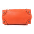 CELINE Micro Luggage Hand Bag Calfskin Leather Red