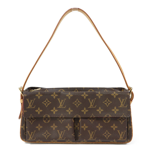LOUIS VUITTON LV GHW Viva Cite Shoulder Bag M51164 Monogram Brown