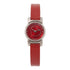 LOUIS VUITTON LV Tambour Quartz Watch Q151Z Stainless Steel/Leather Red