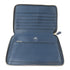 HERMES PHW Long Round Wallet Veau Epsom Leather Colvert Blue