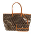 GOYARD Tote Bag Coated Canvas Brown