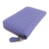 BOTTEGA VENETA BV Zipped Long Wallet Intrecciato Leather Purple