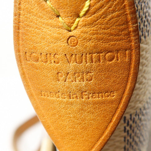 LOUIS VUITTON LV GHW Totally MM Shoulder Bag N51262 Damier Azur White