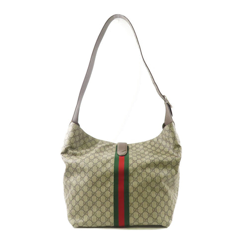 GUCCI GG SHW Jackie 1961 Medium Shoulder Bag 758684 PVC Coated Canvas