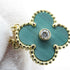 Van Cleef & Arpels Vintage Alhambra Necklace 18KYG Malachite Diamond Green Used