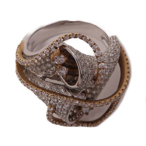 FINE JEWELRY Diamond Ring 18K White Gold US#6