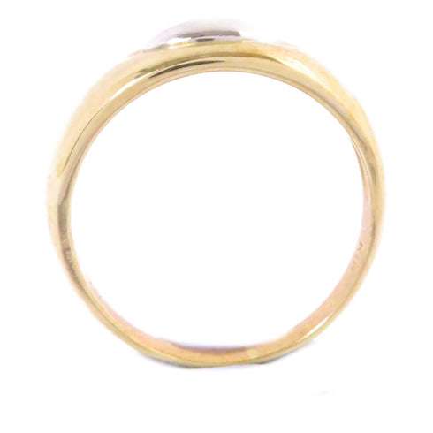 JEWELRY Gold Ring US#4.75 Ring 18K Yellow Gold PT900 Platinum