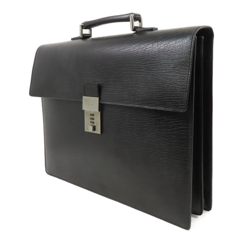 GUCCI GG SHW Brief case Handbag 34045 Leather Black