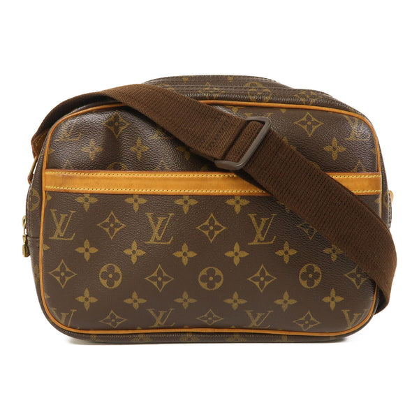 LOUIS VUITTON LV GHW Reporter PM Shoulder Bag M45254 Monogram Brown v9