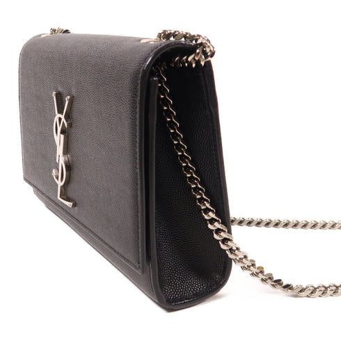 SAINT LAURENT SHW Kate Shoulder Bag Calfskin Leather