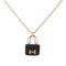 HERMES Amulette Constance Necklace Accessories 18K Pink Gold