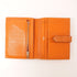 HERMES PHW Bearn Compact Wallet Chevre Leather Feu Orange