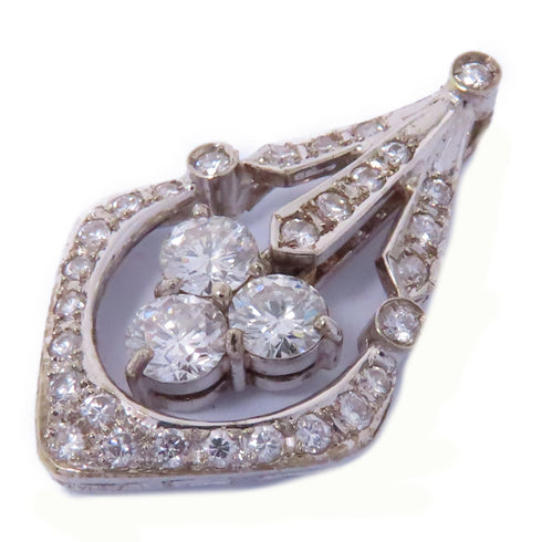 Fine Jewelry Diamond Pendant Accessories 14K White Gold