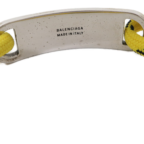 BALENCIAGA Plate Bracelet Metal Yellow