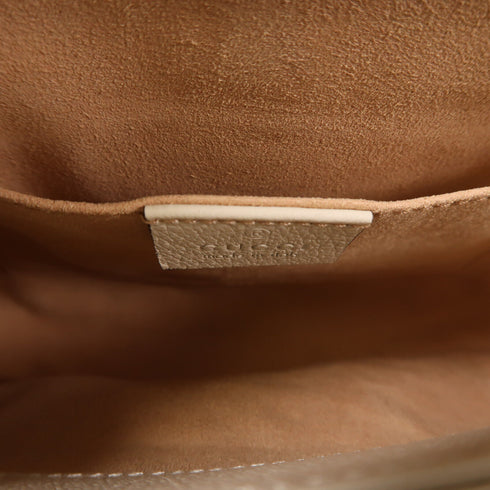 GUCCI GHW GG Supreme Ophidie Chain Shoulder Bag PVC Coated Canvas 503877