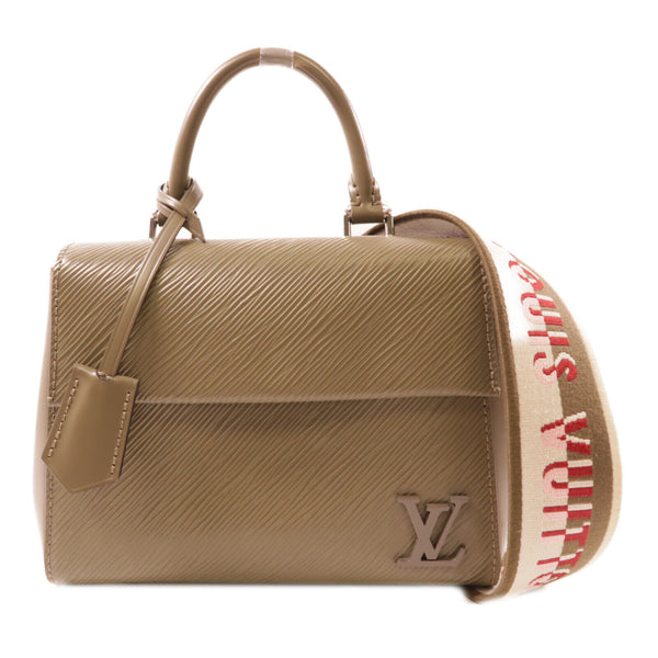 LOUIS VUITTON LV SHW Cluny Mini 2 Way Shoulder Handbag M59108 Epi Smoky Brown