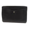 CHANEL CC SHW Clutch Bag Calfskin Leather Black