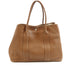 HERMES GHW Garden Party GM Handbag Negonda Leather Brown
