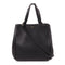 CELINE GHW Folded Cabas 2 Way Shoulder Bag Calfskin Leather Black
