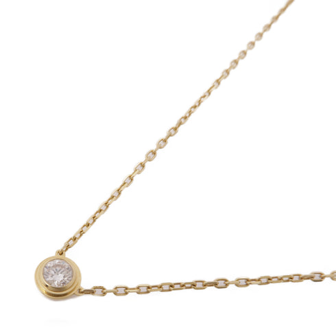 CARTIER D'amour Diamond Necklace 18K Gold