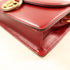 GUCCI GG GHW Shoulder Bag 589474 Calfskin Leather Red