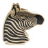 HERMES Zebra Scarf Ring Metal Gold