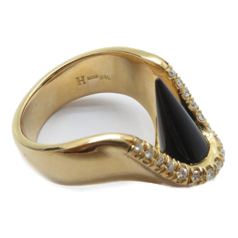 FINE JEWELRY Ruby Diamond Ring 18K Yellow Gold US#7.75