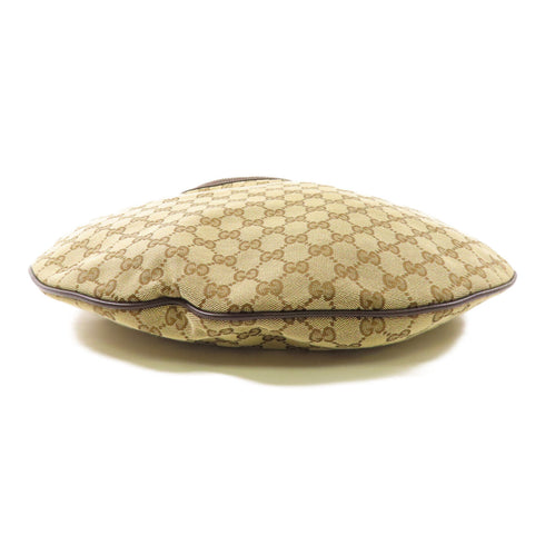 GUCCI GG GHW Shoulder Bag Canvas Brown 170014