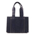 Chloe Woody Shoulder Tote Bag Recycled Felt Blue