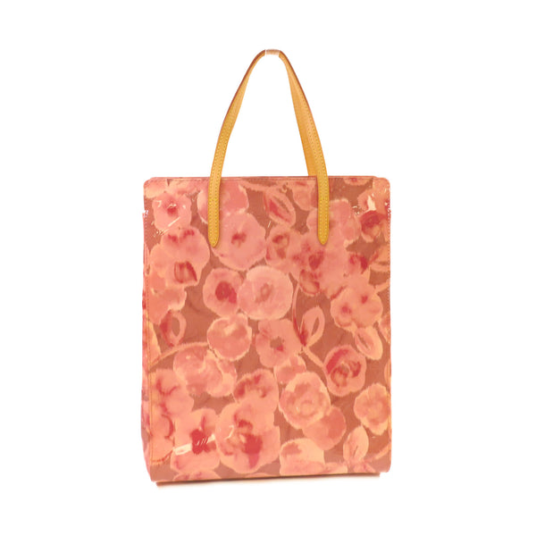 LOUIS VUITTON LV Catalina NS Tote Bag M90037 Monogram Vernis Ikat Flower Pink