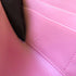 GUCCI GG GHW Microguccissima GG Logo Zipper Long Calfskin Leather 449391 Pink