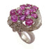 FINE JEWELRY 2.88ct Pink Sapphire 0.43ct Diamond Ring PT900 Platinum US#6.5