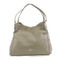 COACH GHW Shoulder Bag H1592 Calfskin Leather Grey