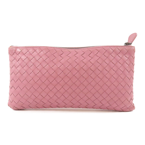 BOTTEGA VENETA Pouch Leather Pink
