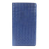 BOTTEGA VENETA BV Long Bifold Wallet Intrecciato Leather Blue