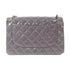 CHANEL Quilted CC SHW Classic Shoulder Bag Patent Leather Purple