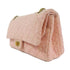 CHANEL Quilted CC GHW 2.55 Chain Shoulder Crossbody Bag Tweed Pink