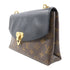 LOUIS VUITTON LV GHW Saint Placide Shoulder Bag M43714 Monogram Black/Brown
