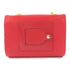 Chloe GHW Chain Shoulder Bag Calfskin Leather Red