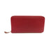 HERMES PHW Silk'In Classique Long Wallet Round Wallet Epsom Leather Red